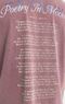 Футболка Boxraw Poetry in Motion Oversized (Бордовый)