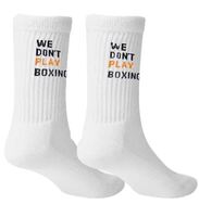 Носки Boxraw We Don't Play Boxing Белый (пара)